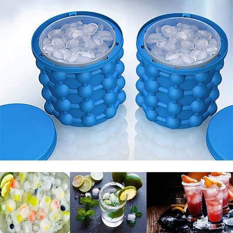 Magic ice cube maker - blue - cream tubs