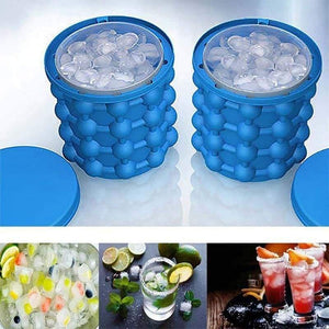 Magic ice cube maker - blue - cream tubs