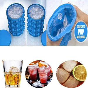 Magic ice cube maker - blue - cream tubs
