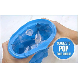 Magic ice cube maker - blue - cream tubs
