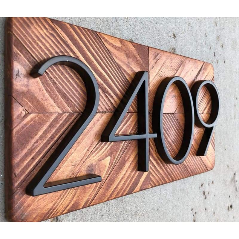 Modern house number just for you - door plates