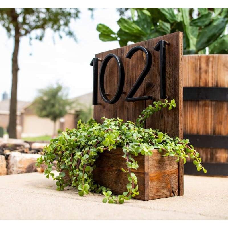 Modern house number just for you - door plates