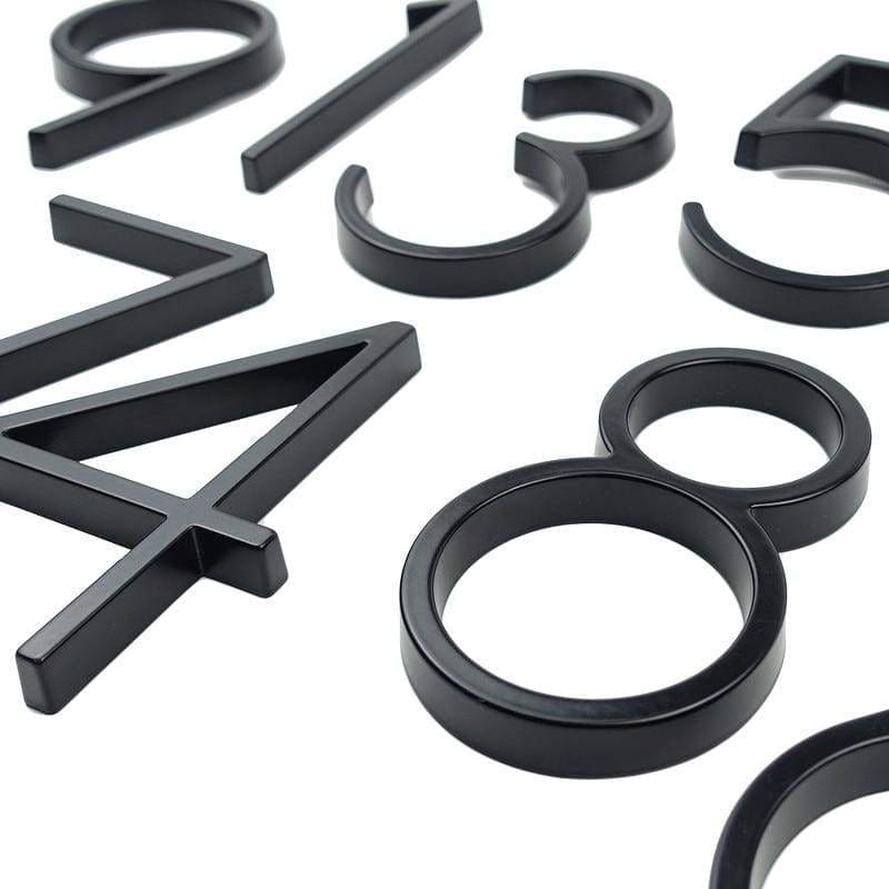 Modern house number just for you - door plates