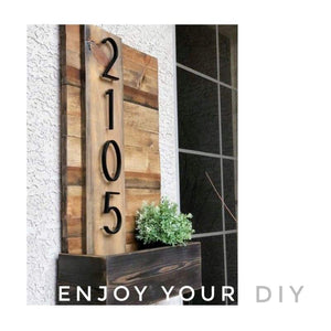 Modern house number just for you - door plates