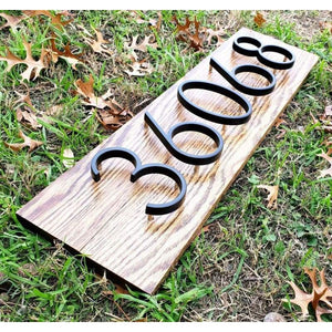 Modern house number just for you - door plates