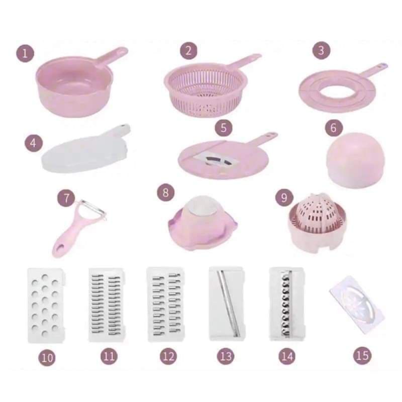 Multifunctional vegetable cutter and grater - kitchen