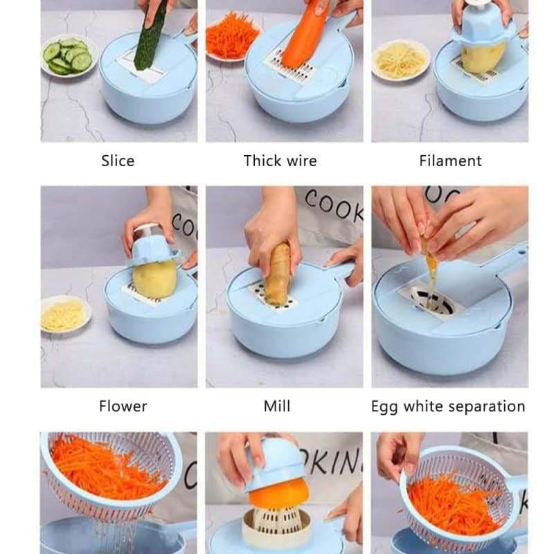 Multifunctional vegetable cutter and grater - kitchen