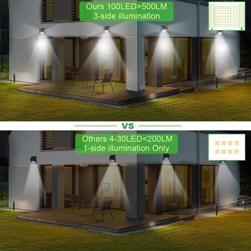 Outdoor led solar light