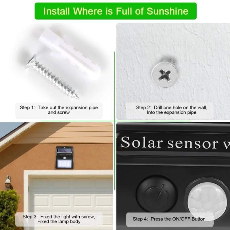 Outdoor led solar light
