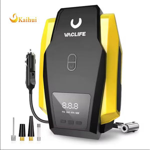 Portable car tire inflator – 12v automatic air compressor