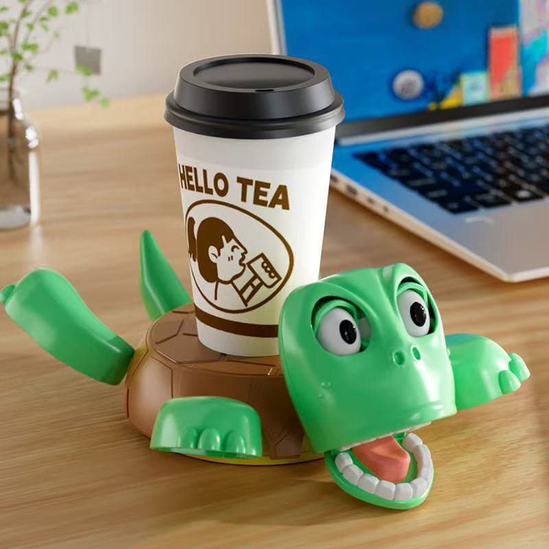 Press-type turtle coaster for kids | fun interactive