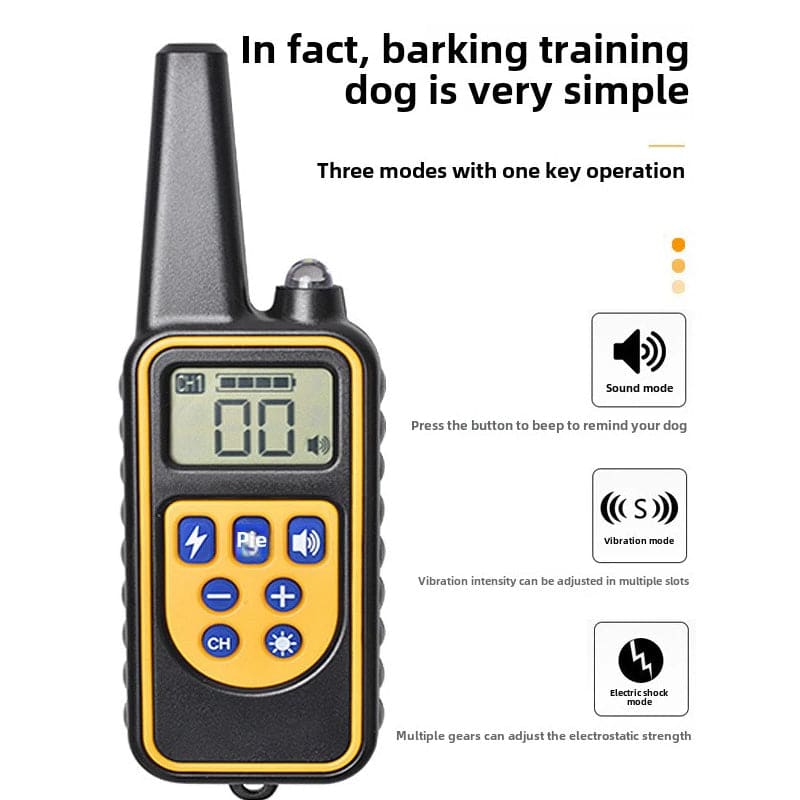 Rechargeable dog training collar with remote | waterproof 4