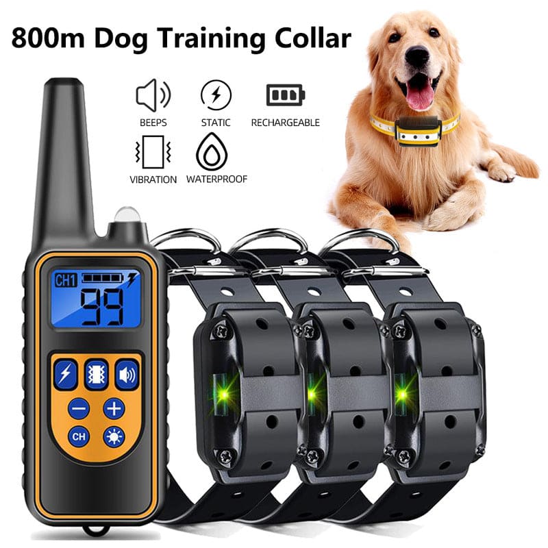 Rechargeable dog training collar with remote | waterproof 4