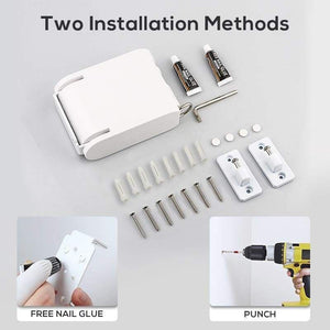 Retractable wall mounted clothes line