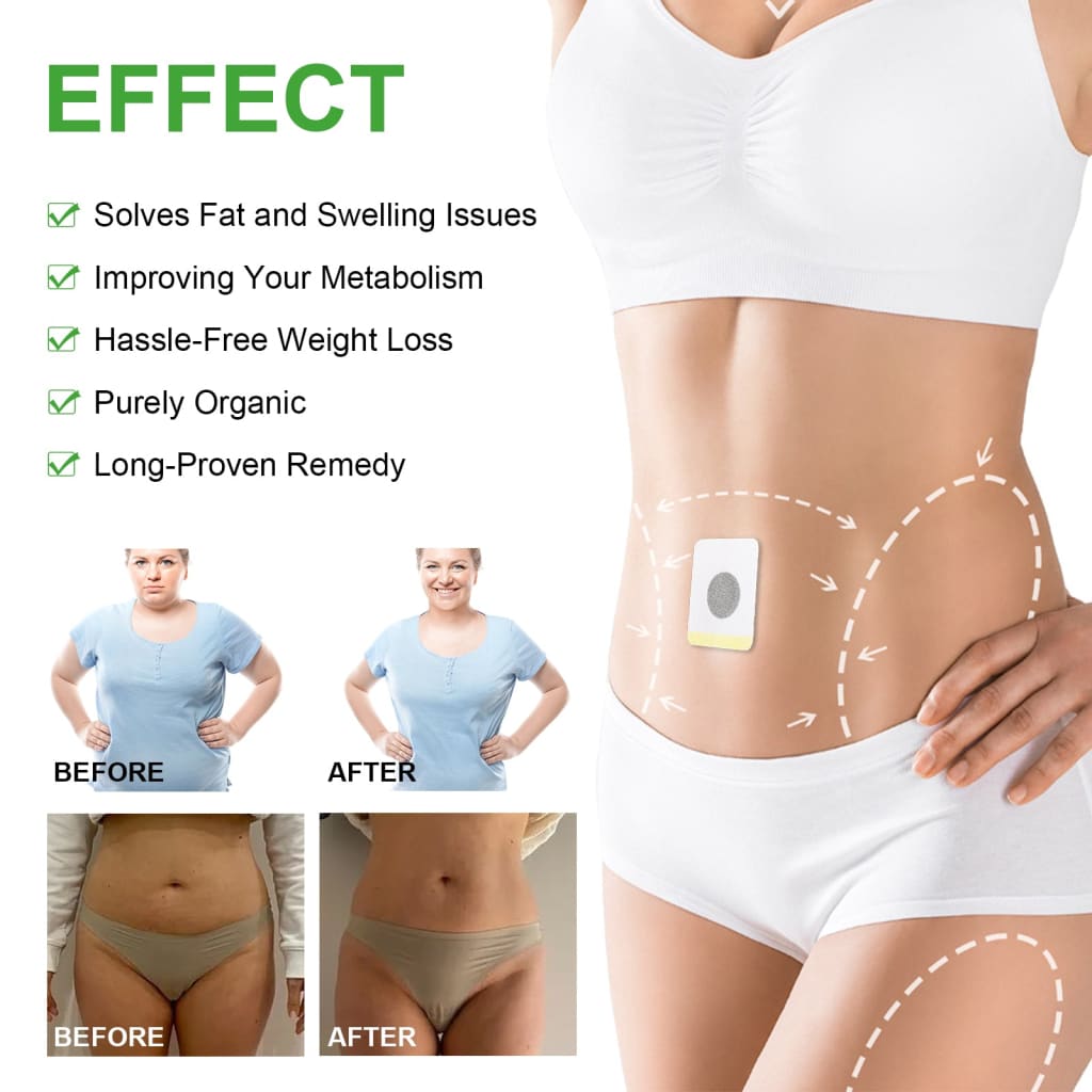 Shaper belly button patch – natural slimming & detox