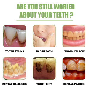 Teeth whitening serum for bad breath sensitive gums & stain