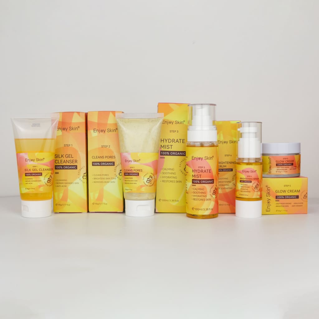 Turmeric face care set – 5-in-1 brightening & anti-aging