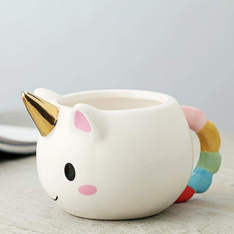 Unicorn mugs cup for kids - gold - coffee cups &