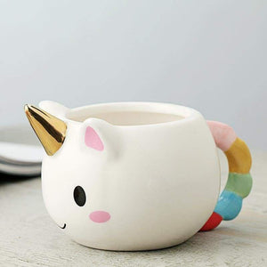 Unicorn mugs cup for kids - gold - coffee cups &