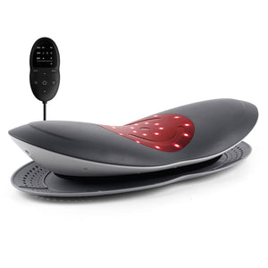 Waist massager lumbar traction with hot compress & air