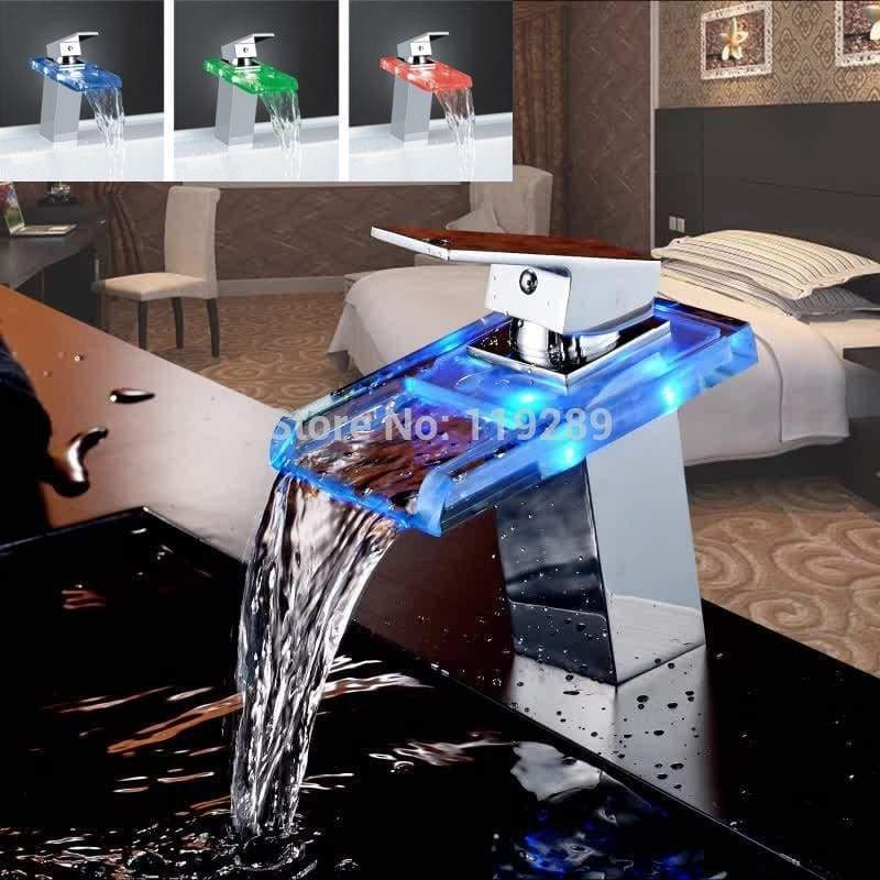 Waterfall bathroom faucet - defualt - accessories