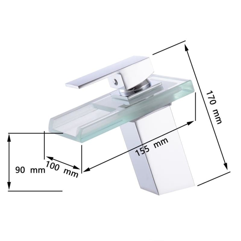 Waterfall bathroom faucet - defualt - accessories