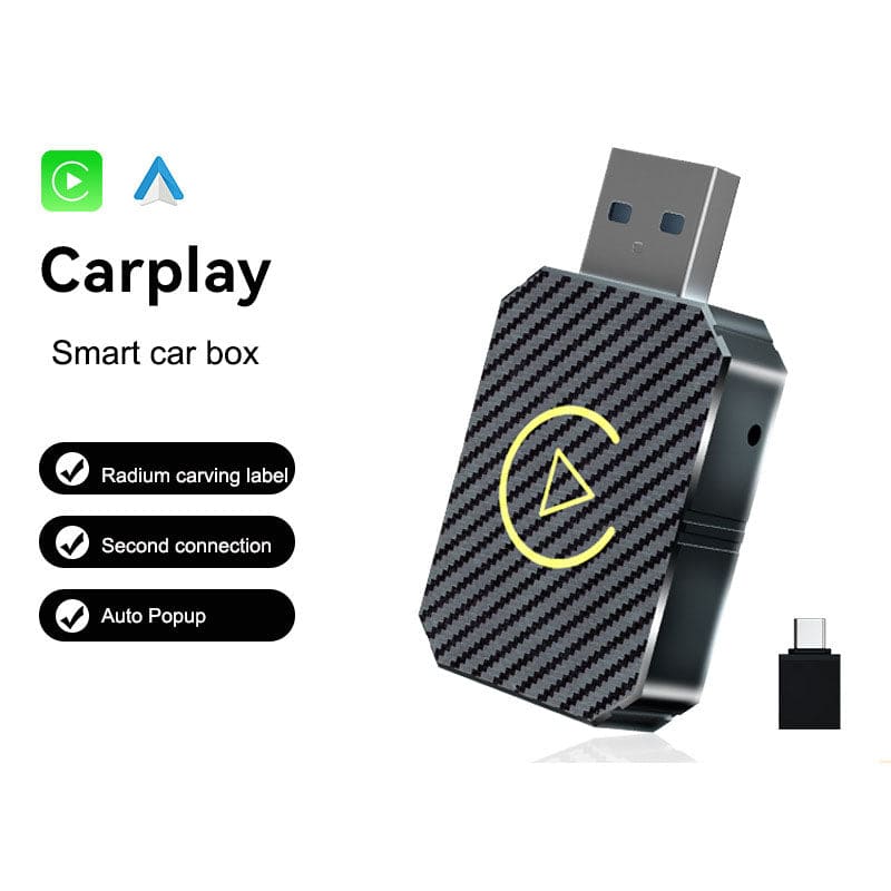 Wireless carplay & android auto box | plug play type-c