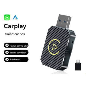 Wireless carplay & android auto box | plug play type-c