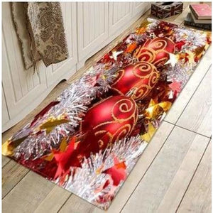 3D Christmas Floor Mat Just For You - New Balls / 60x180 cm