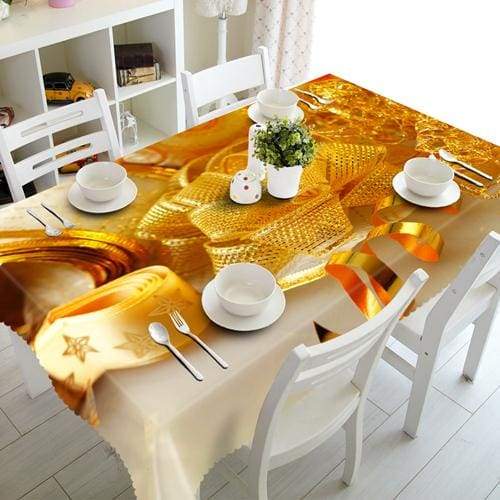 3D Christmas Tablecloth Just For You - G / 140 X 180cm