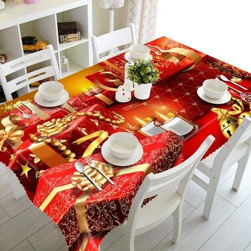 3D Christmas Tablecloth Just For You - I / 140 X 180cm