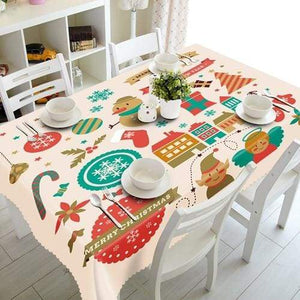3D Christmas Tablecloth Just For You - J / 140 X 180cm