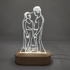 3D LED ILLUSION Photp Lamp - Illusion