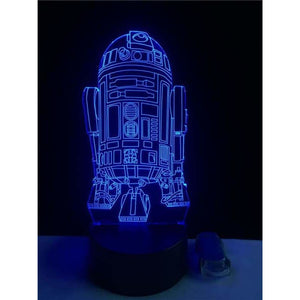 Amazing 3D lamps - R2-D2 style 1 / Touch 7 Colors