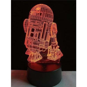 Amazing 3D lamps - R2-D2 style 2 / Touch 7 Colors