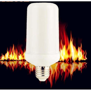 Amazing LED Flame Lamps - 7W Black Shell / E14 - Bulbs &