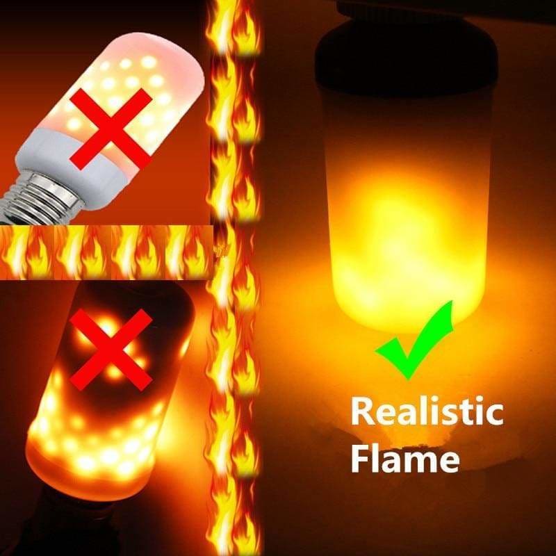 Amazing led flame lamps - bulbs & tubes