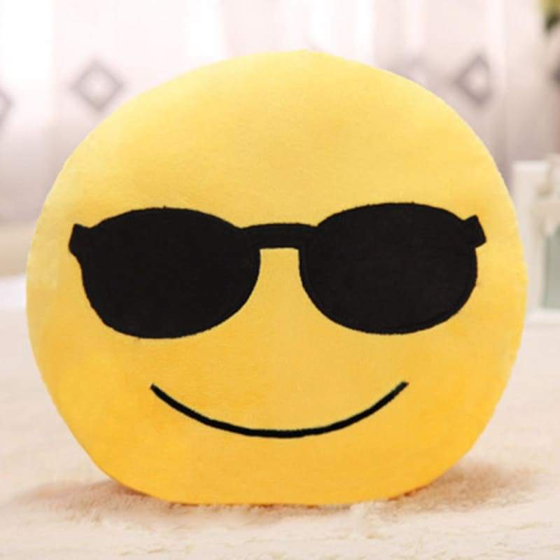 Amazing smiley emoji cushion - d - stuffed & plush animals