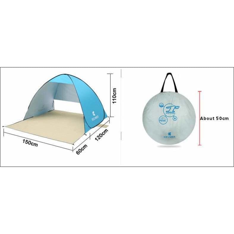 Anti-uv popup beach tent - tents