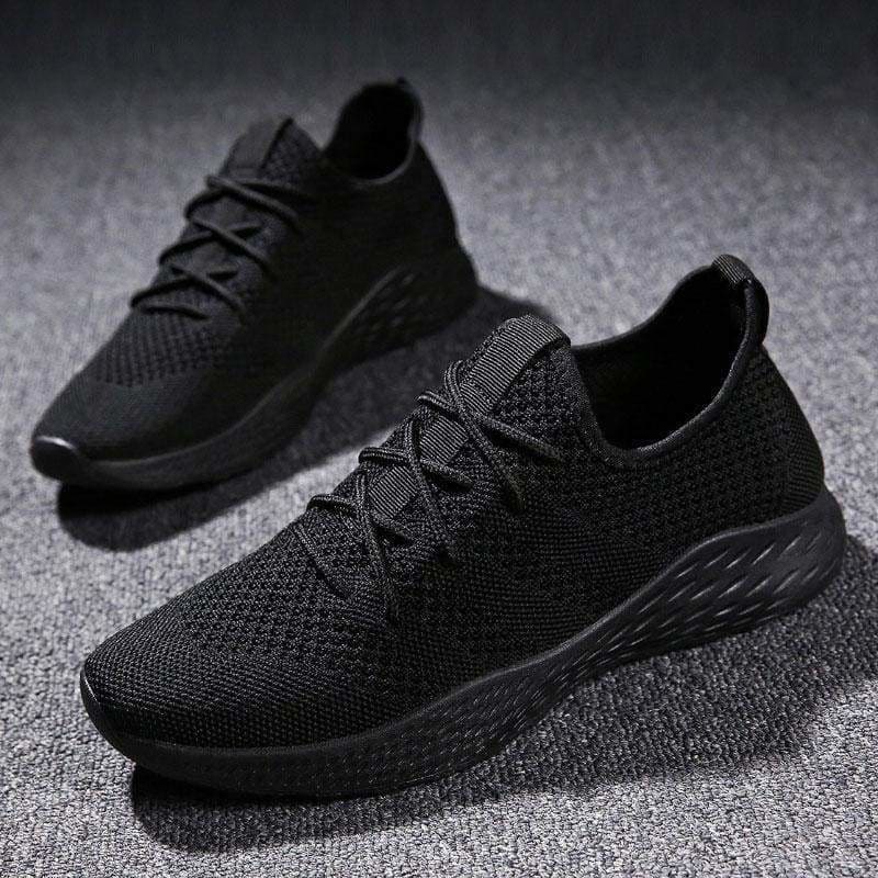 Boost breathable shoes for summer - all black / 6 - men’s 