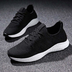 Boost breathable shoes for summer - black white / 6 - men’s 