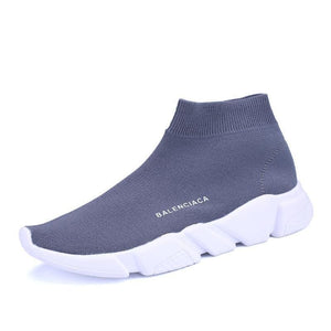 Breathable Mesh Shoes Women and Men - Gray 8520 / 35