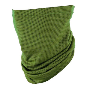 Camping hiking scarves - green - face cover scarf