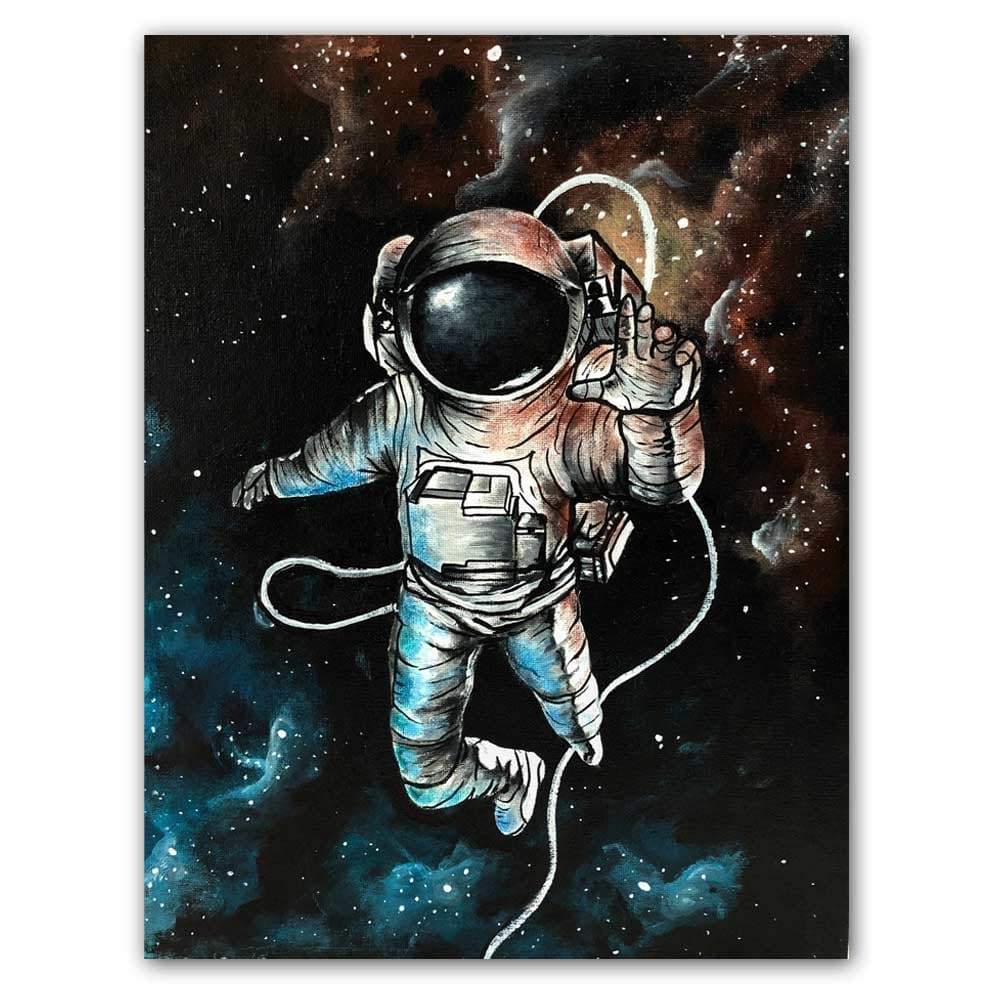Canvas Oil Painting Astronaut - 50x60cm no frame / jy1287