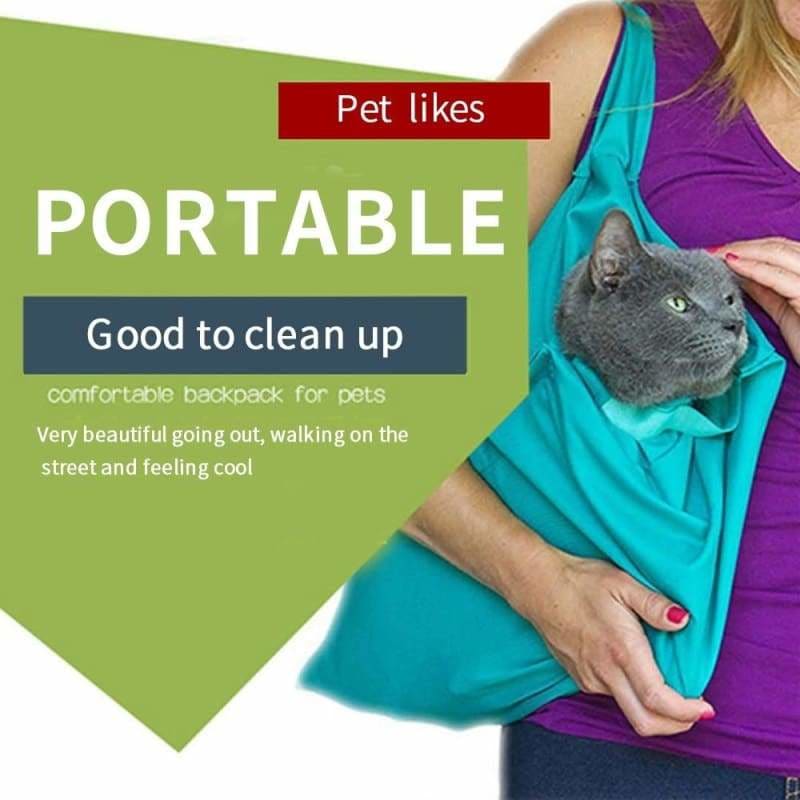 Cat Pouch Carrier for travel - Pet Carriers & Strollers