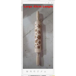 Christmas cookies rolling pin - kitchen tool