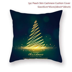 Christmas pillowcase - green 05 - decoration