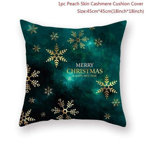 Christmas pillowcase - green 07 - decoration