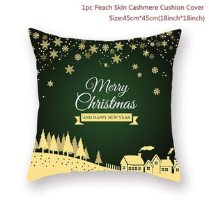 Christmas pillowcase - green 16 - decoration