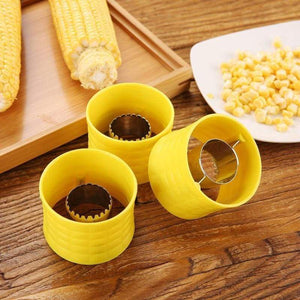 Cob Corn Remover - Yellow - Peelers & Zesters